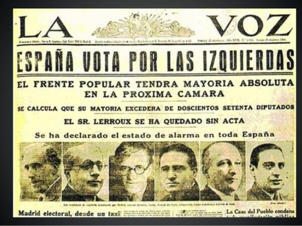 Las elecciones de 1936