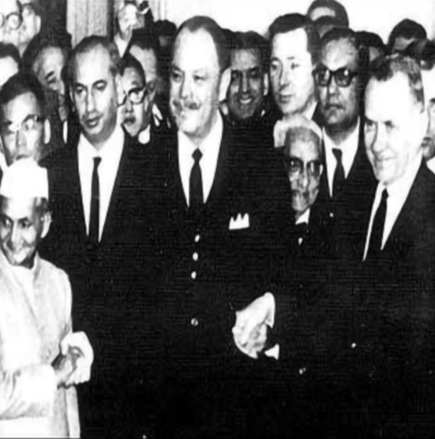 The Tashkent Declaration Peace Accord Signing