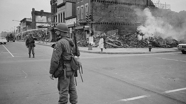 Fords Theatre Reopening which follows with neighborhood riots and renewal