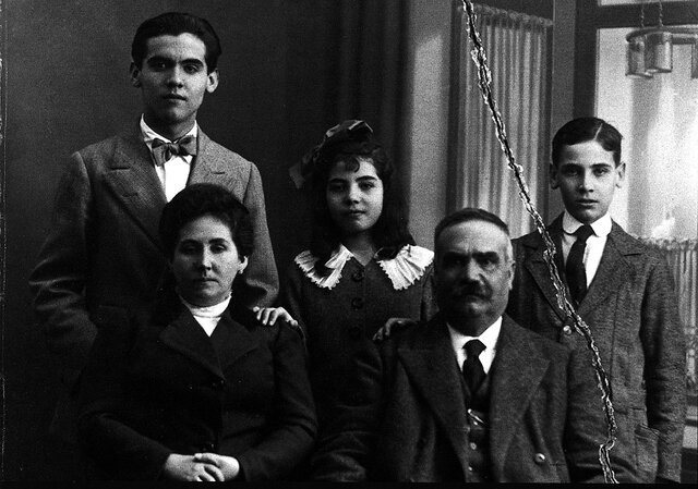 La  familia de Federico Garcia Lorca