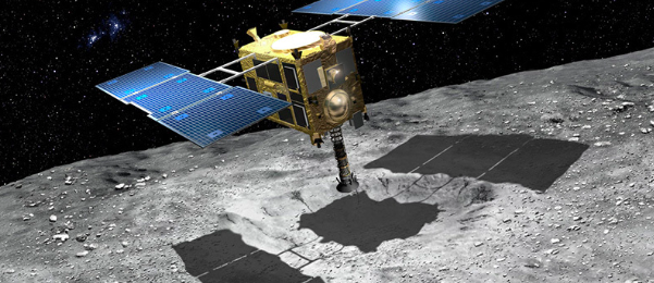 first spacecraft to orbit and land on an asteroid