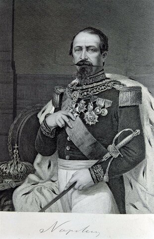 “Napoleón III, Emperador de los franceses”.