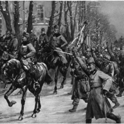 Italy declares war on Austria-Hungary