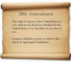 Suffrage Movement, 19th Amendment