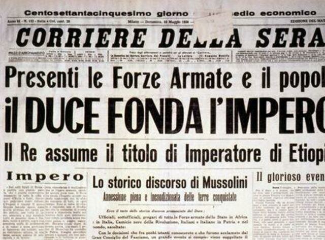 Conquista del "Impero dell'Africa Orientale Italiana"