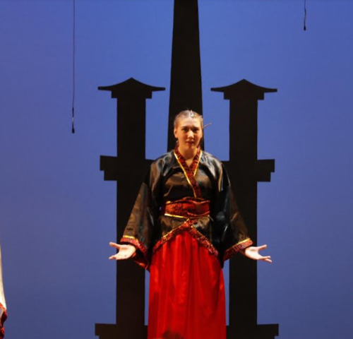 First named role in a production