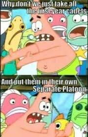 I helped freshman cadets compete in their first drill competition