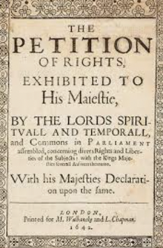 petition of right 1628