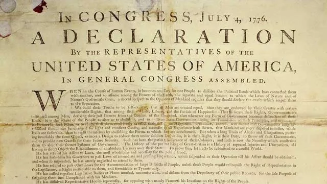 Declaration of Independence (1776)