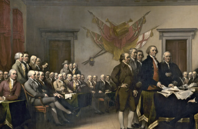 America declares independence