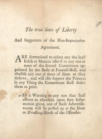 Boston Non-Importation Agreement