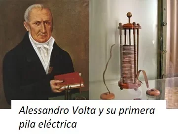 La primera pila voltaica