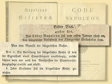 Verabschieden der Napoleonischen Verfassung