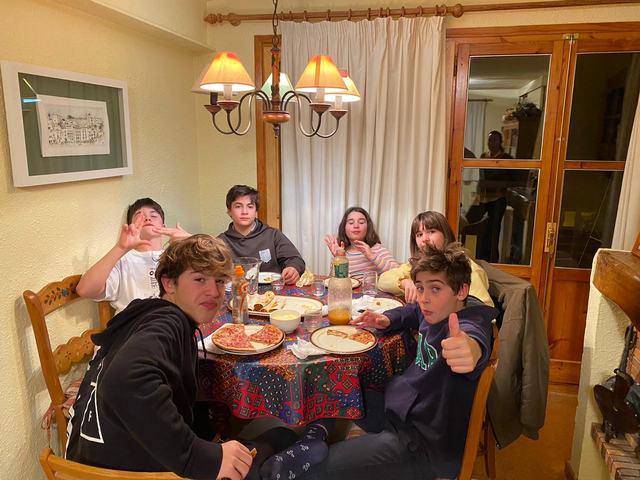 Noche vieja con mis primos