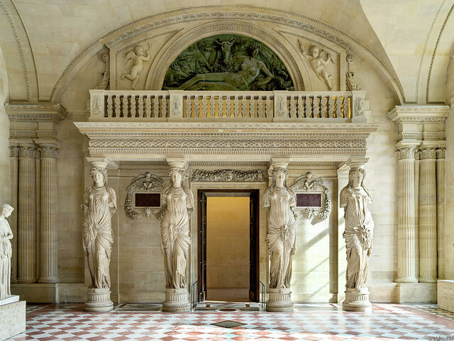 Salle des Caryatides, Louvre, Paris