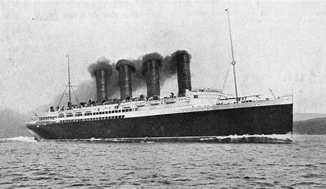 El hundimiento del lusitania