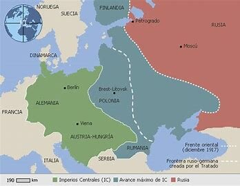 El tratado de Brest-Litovsk