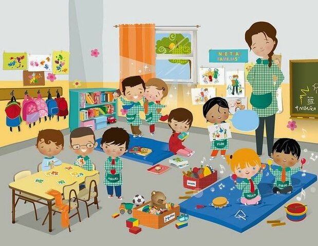 vaig començar l'escola !