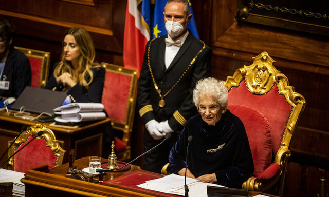 President during the proclamation of the new President of the Senate
