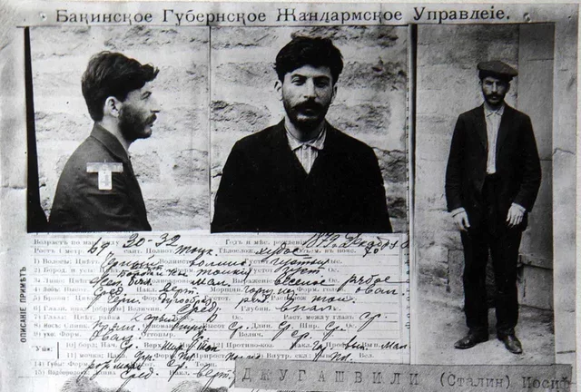 Stalin is arrested for the first time