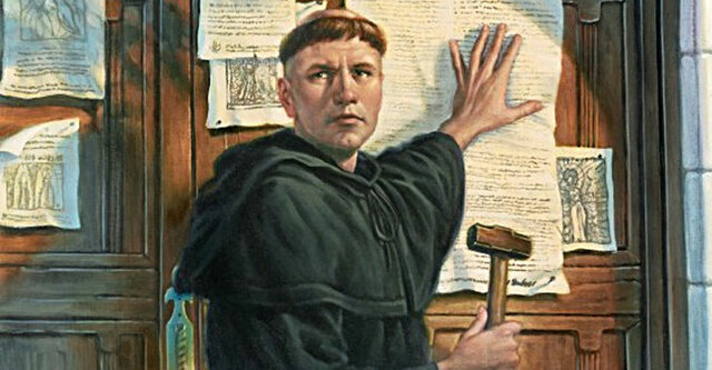 Martin Luther's Writes 95 Theses