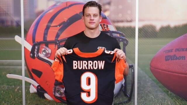 Joe was drafted for the Bengals