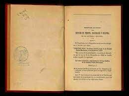 Decreto de Sobre Terrenos Baldíos y Nacionales.