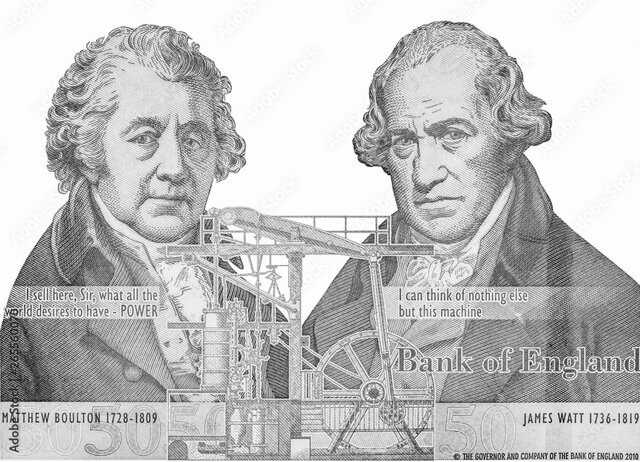 James Watt y Matthew Bolton