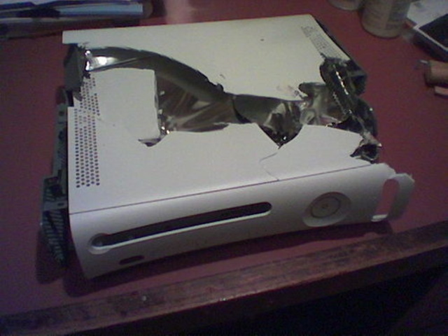 ragging out on my xbox and breaking it.