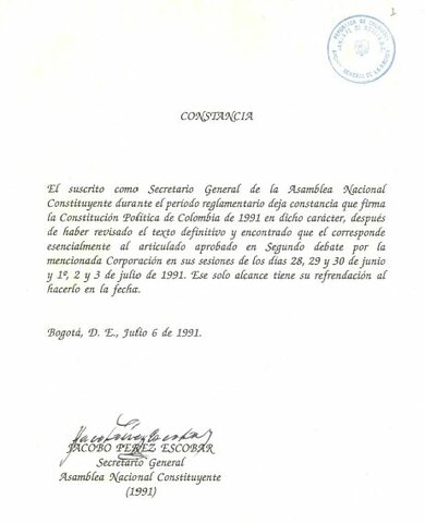 Constitución de 1991