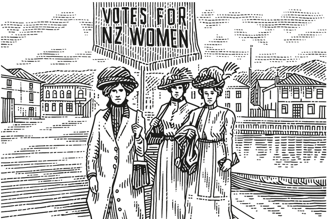 Se instituye el voto femenino en Nueva Zelanda