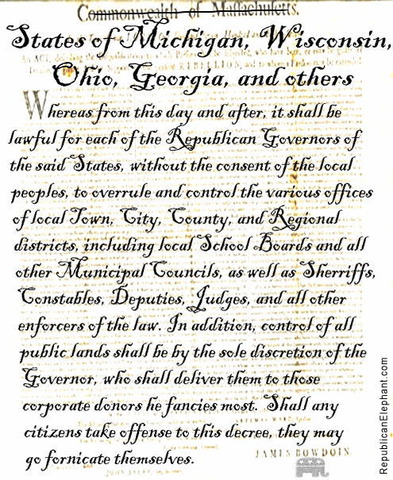 Maccachusetts Government Act