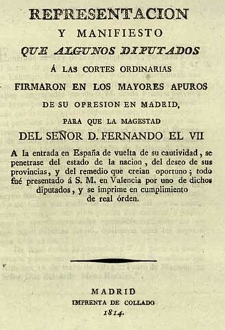 Reestablecimiento del absolutismo