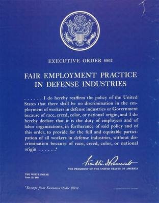 Roosevelt issued the Executive Order 8802