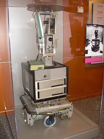 1974: El primer robot autónomo, Shakey, es desarrollado por la NASA