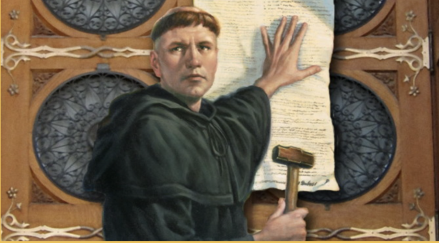Martin Luther's Writes 95 Theses