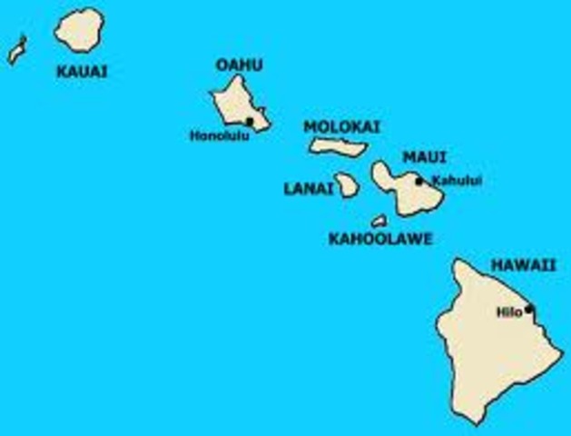 Hawaii became the 50th American State.