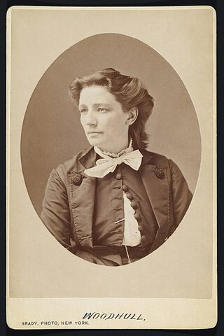 Victoria Woodhull presenta su candidatura para la presidencia de los Estados Unidos