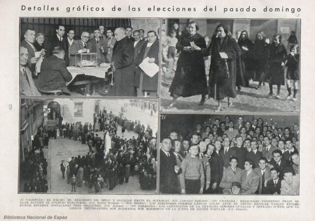 Las ciudadanas españolas acuden por primera vez a las urnas de las elecciones