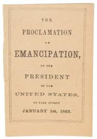 Emancipation Proclamation Takes Effect
