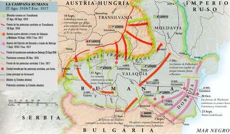 Ofensiva de las Potencias Centrales contra Rumanía