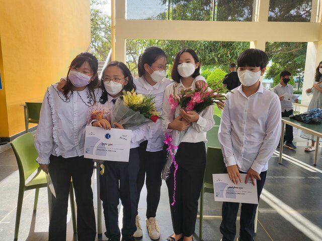 Graduation from CIS Elementary School