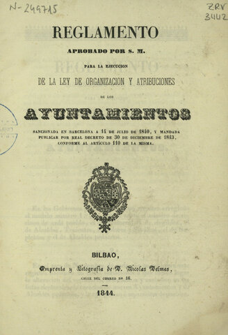 LA LEY DE AYUNTAMIENTOS