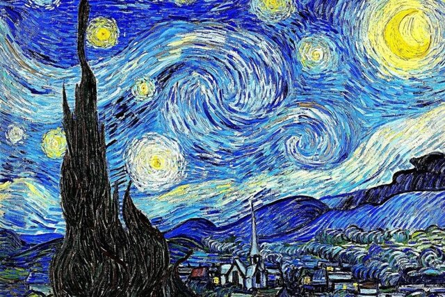 La nit estelada - Van Gogh