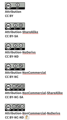 Creative Commons Licenses first published