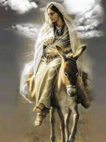 ¡La Virgen maría está embarazada!