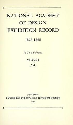 National Academy of Design Founded by Asher b. Durand, Thomas Cole and other Artists