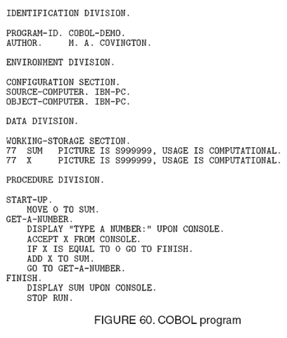 Creación del lenguaje COBOL