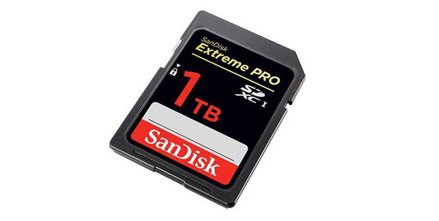 Memoria SD de 1 TB