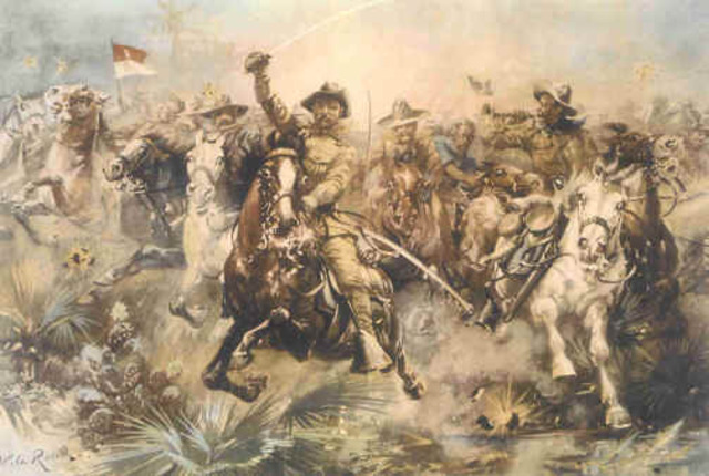 Roosevelt's Rough Riders take San Juan Hill